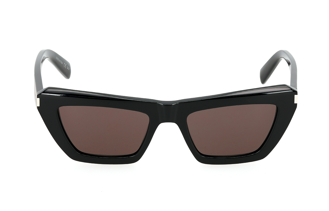 Purchase Saint Laurent Unisex Black Sunglasses with Logo Detail and Irregular Frame Design. SL467-001