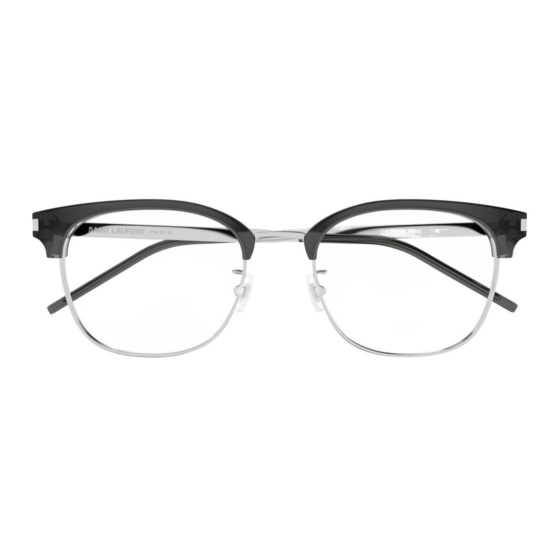 SAINT LAURENT Unisex Butterfly Black Optical Glasses with Logo Detail. SL649F 圖 3
