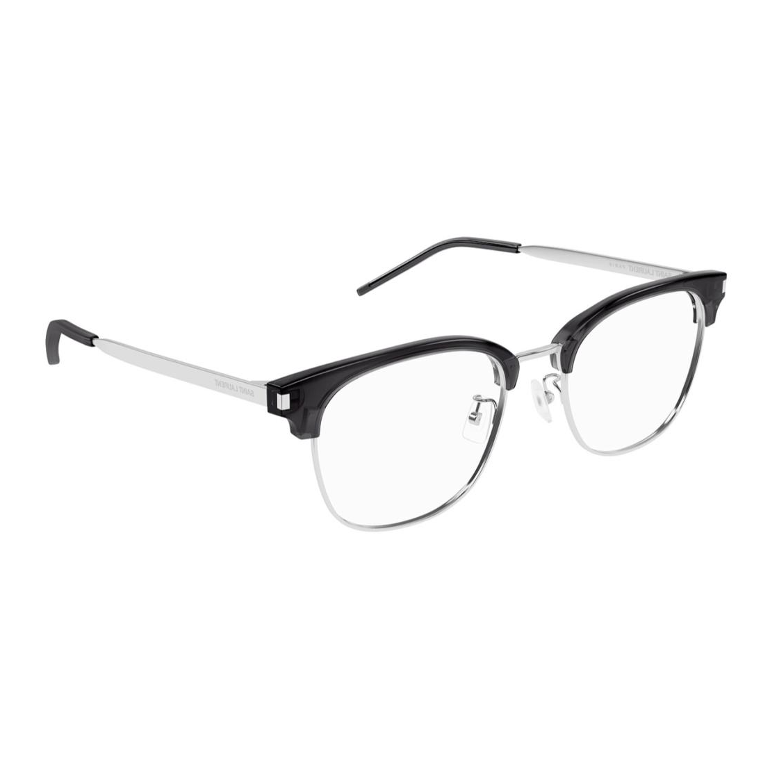 SAINT LAURENT Unisex Butterfly Black Optical Glasses with Logo Detail. SL649F 圖 4