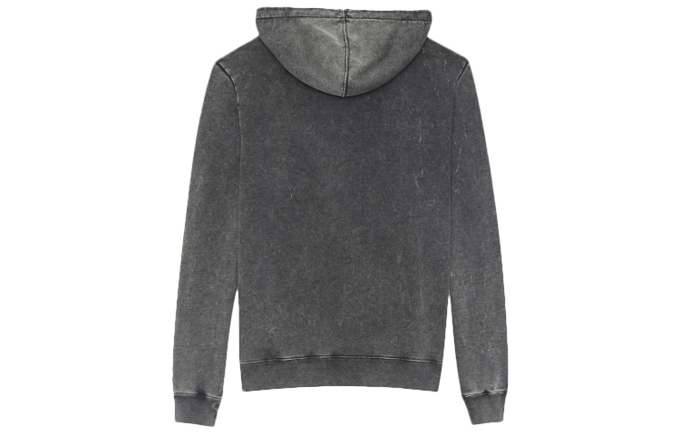 Saint Laurent Unisex Gray Vintage Logo Print Hoodie 500648YB2MF1059 圖 3
