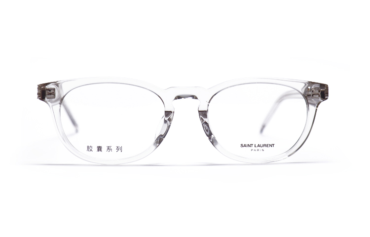 SAINT LAURENT Unisex Optical Glasses with Logo and Irregular Frame Design SL M123/F 圖 11