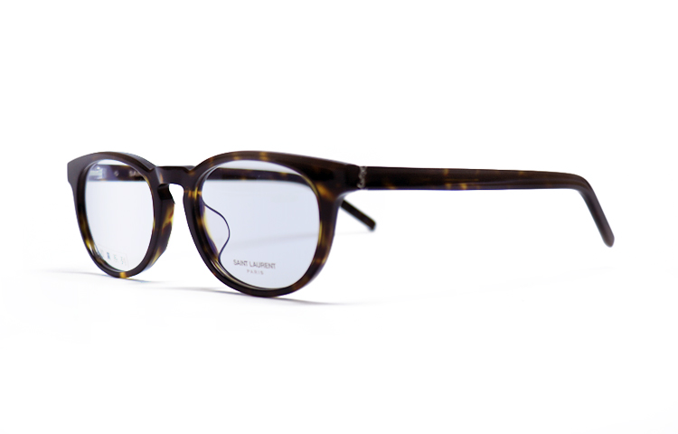 SAINT LAURENT Unisex Optical Glasses with Logo and Irregular Frame Design SL M123/F 圖 5