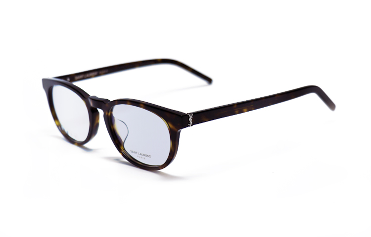 SAINT LAURENT Unisex Optical Glasses with Logo and Irregular Frame Design SL M123/F 圖 6