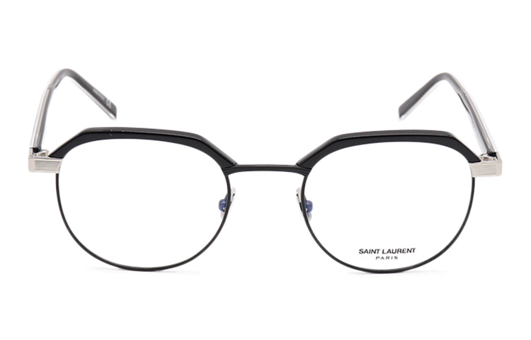 SAINT LAURENT Unisex Round Metal & Acetate Optical Glasses SL124-004 圖 2
