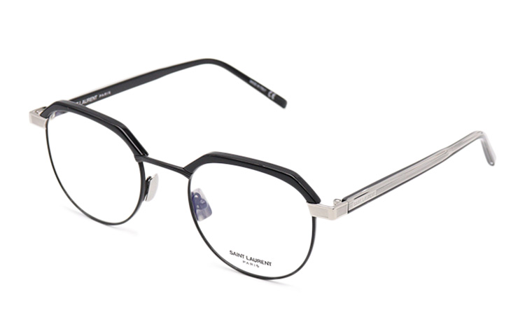 SAINT LAURENT Unisex Round Metal & Acetate Optical Glasses SL124-004 圖 3