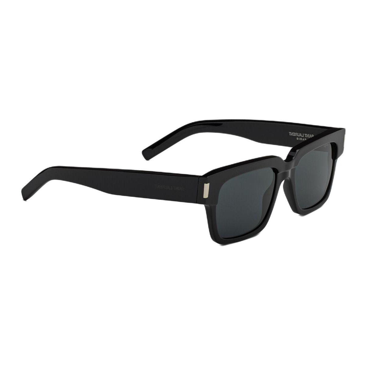 Saint Laurent Unisex Square Acetate Sunglasses Black with Logo Detail 803726Y99561000 圖 4
