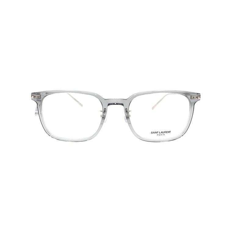 SAINT LAURENT Unisex Transparent Gray Irregular Optical Glasses Frame SL632J-003 圖 3