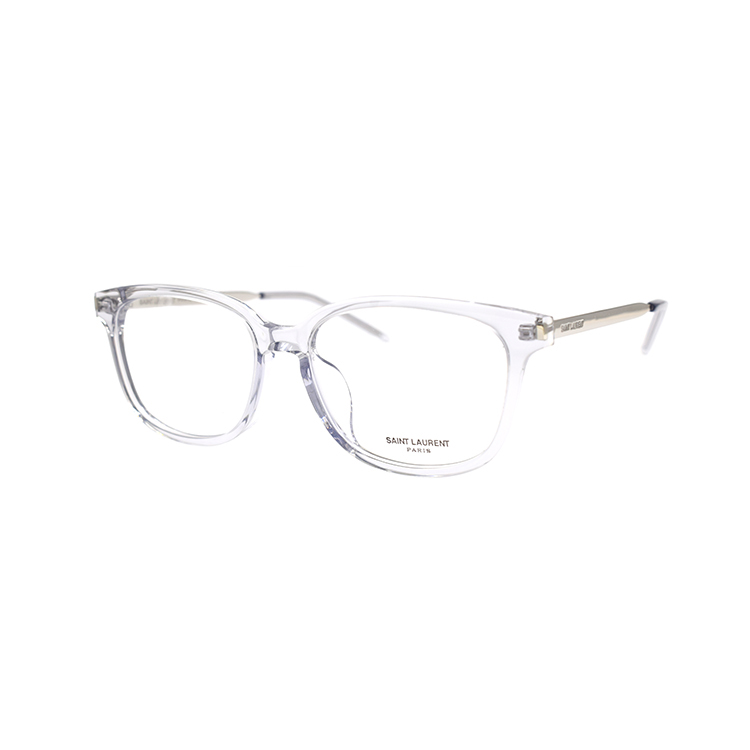 SAINT LAURENT Unisex Transparent Oval Optical Frame Eyewear SL648F-003