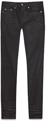 SAINT LAURENT Unisex Vintage Mid-Rise Skinny Zipper Jeans 527389Y824K1076 Order SAINT LAURENT Unisex Vintage Mid-Rise Skinny Zipper Jeans 527389Y824K1076