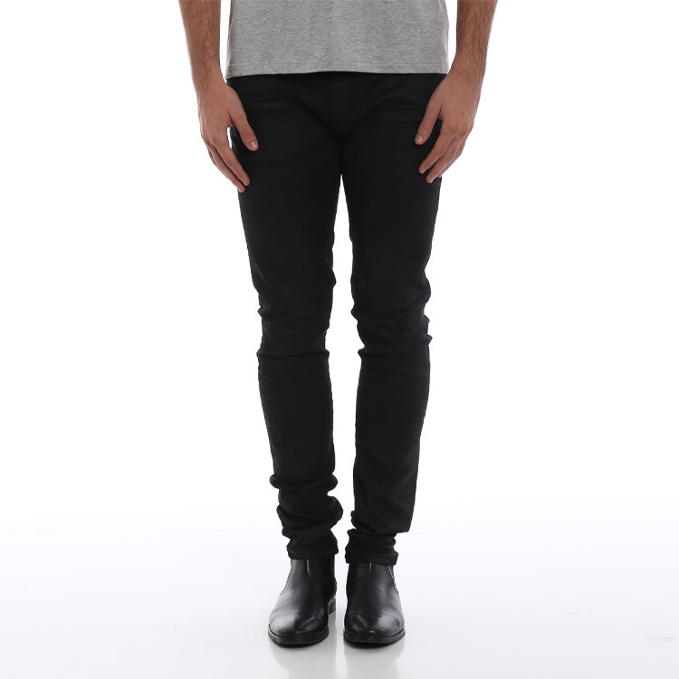 Shop SAINT LAURENT Unisex Vintage Mid-Rise Skinny Zipper Jeans 527389Y824K1076