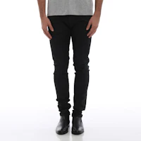 Shop SAINT LAURENT 男女款復古中腰緊身拉鍊牛仔褲 527389Y824K1076