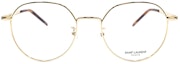 Lookbook SAINT LAURENT Kacamata Optik Bingkai Bulat Vintage Unisex Alloy. SL647F-003