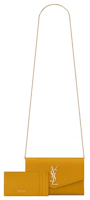 Order Cartera Saint Laurent Uptown Cadena Mimosa Amarillo Grano de Poudre