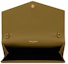 Lookbook Saint Laurent Uptown Chain Wallet Grain De Poudre Olive Green