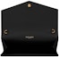 Lookbook Saint Laurent Uptown Chain Wallet Grain de Poudre Black