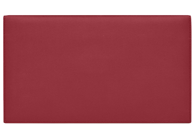 Saint Laurent Uptown Pouch Grain de Poudre Embossed Rouge Opyum 圖 2