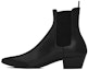 Buy Saint Laurent Vassili 'Boot Chelsea Kulit Hitam Licin' 66762325N001000