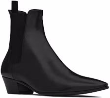 Order Saint Laurent Vassili 'Boots Chelsea Kulit Hitam' 66762325N001000