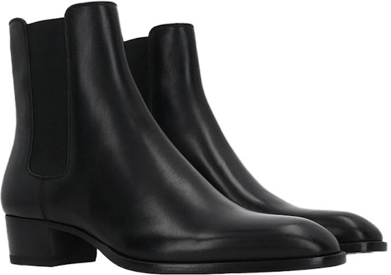 Saint Laurent Vassili 'Smooth Leather Chelsea Boots Black' 66762325N001000 Lookbook Saint Laurent Vassili 'Smooth Leather Chelsea Boots Black' 66762325N001000