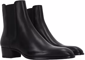 Lookbook Saint Laurent Vassili 'Boots Chelsea Kulit Hitam' 66762325N001000