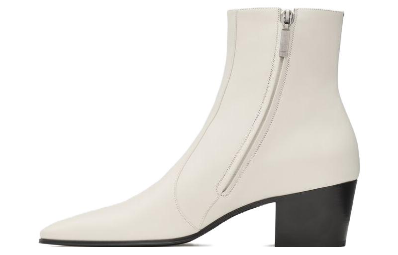 Saint Laurent Vassili Boot 'Ivory White' 732111AACF61906