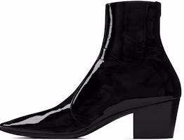 Saint Laurent Vassili Zip Boot 'Black Patent Leather' 66762007R001000 Saint Laurent Vassili Zip Boot 'Black Patent Leather' 66762007R001000