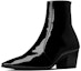 Lookbook Saint Laurent Vassili Zip Boot 'Kulit Hitam Berkilat' 66762007R001000
