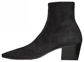 Saint Laurent Vassili Zip Boots 'Black Suede' 66762027D001000 Saint Laurent Vassili Zip Boots 'Black Suede' 66762027D001000