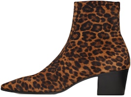 Saint Laurent Vassili Zip Boots 'Leopard Print Brown' 6676201FL002198 Saint Laurent Vassili Zip Boots 'Leopard Print Brown' 6676201FL002198