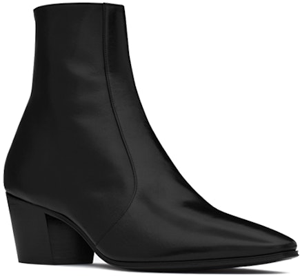 Saint Laurent Vassili Zipped Boot 'Black' 667620-25N00-1000 Lookbook Saint Laurent Vassili Zipped Boot 'Black' 667620-25N00-1000