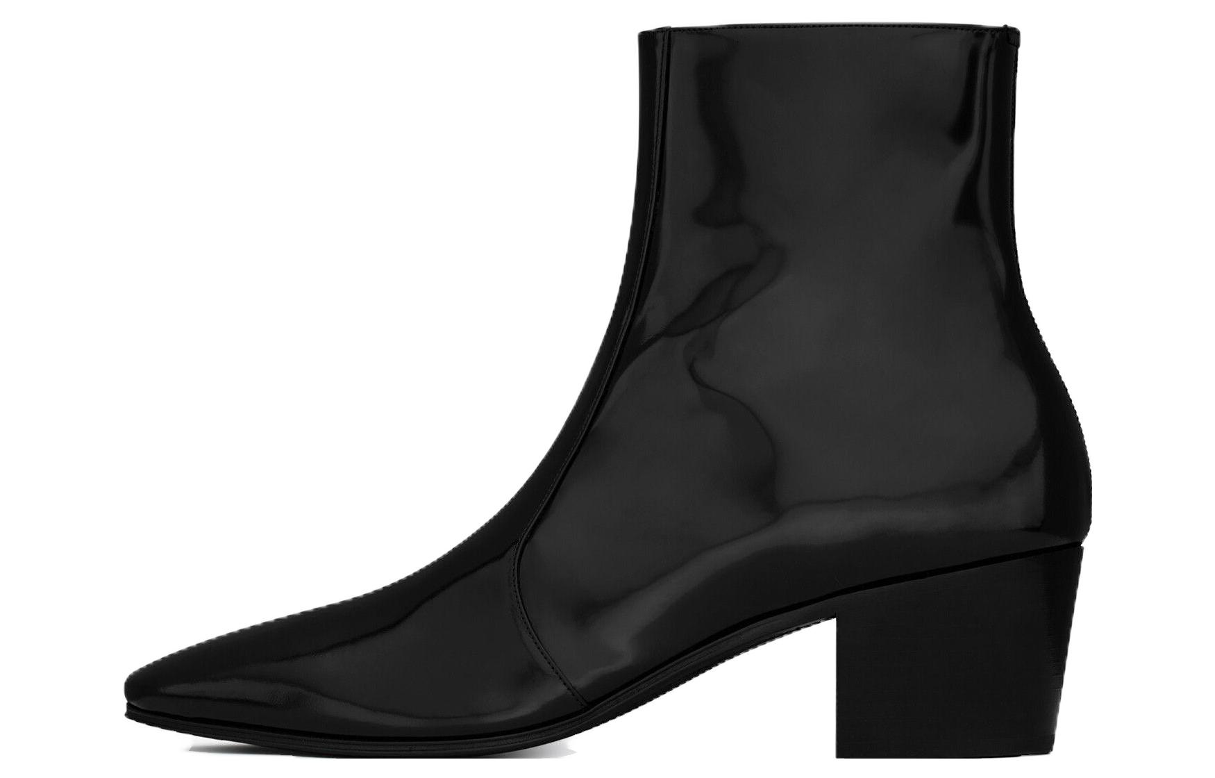 Saint Laurent Vassili Zippered Ankle Boot 'Black' 732111AAAPI1000