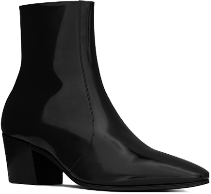Saint Laurent Vassili Zippered Ankle Boot 'Black' 732111AAAPI1000 Lookbook Saint Laurent Vassili Zippered Ankle Boot 'Black' 732111AAAPI1000