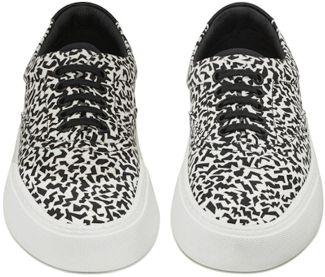 SAINT LAURENT 威尼斯火花印花輕便耐磨低幫時尚板鞋 男款 黑白 Lookbook SAINT LAURENT 威尼斯火花印花輕便耐磨低幫時尚板鞋 男款 黑白