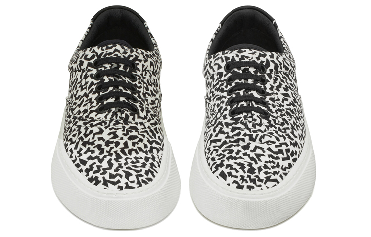 Lookbook Saint Laurent Venice Low ''Noir Blanc Imprimé'' 669330-26Q10-9074