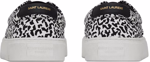 Shop Saint Laurent Venice Low ''Schwarz Weiß Print'' 66933026Q109074