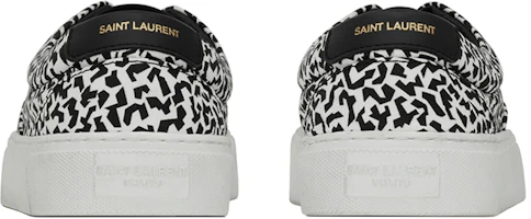 Shop Saint Laurent Venice Low ''Schwarz Weiß Print'' 669330-26Q10-9074
