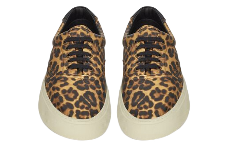 Lookbook サンローラン ヴェニス レオパード ロー 689072-AAAJY-8098
