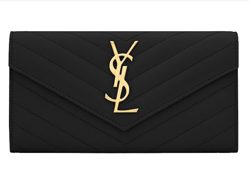 Saint Laurent Wallet Monogram Black