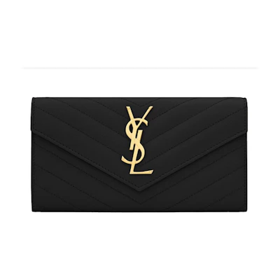 Saint Laurent Wallet Monogram Black