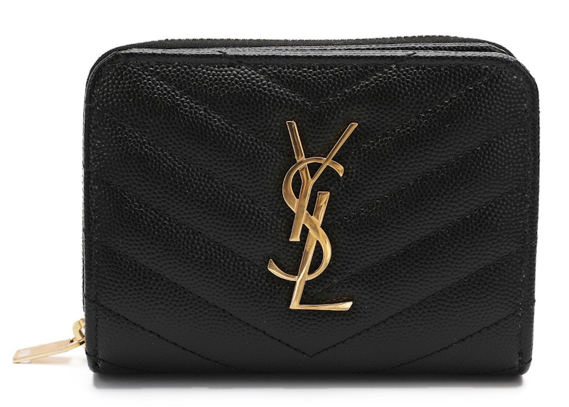 Saint Laurent Wallet Small Monogram Black