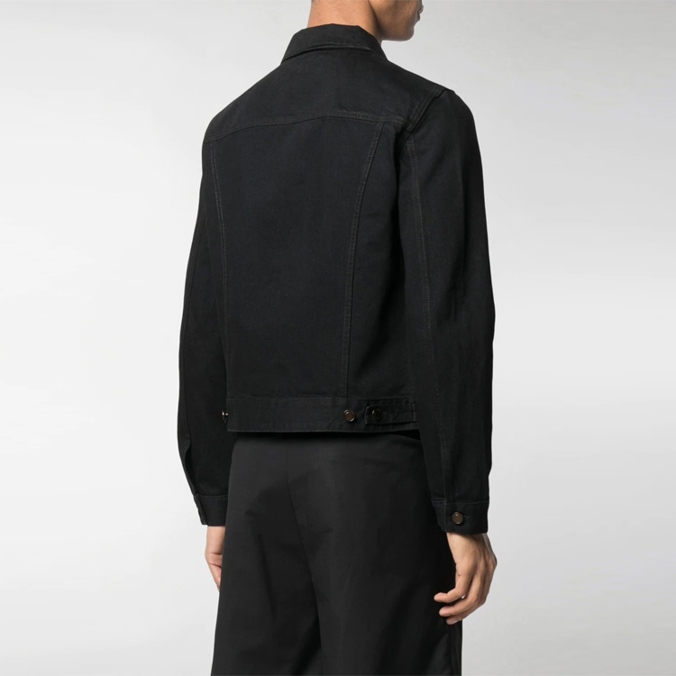 Details for SAINT LAURENT Washed Denim Zip-Up Jacket Black 597085YF8991220