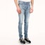 Details for Saint Laurent Washed Distressed Slim Fit Blue Denim Jeans 527389YJ5074568