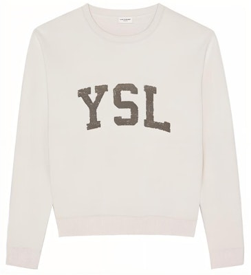 圣罗兰白色印花标志圆领卫衣 666979Y36IP9766 Order 圣罗兰白色印花标志圆领卫衣 666979Y36IP9766