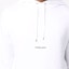 Details for SAINT LAURENT White Logo Print Drawstring Hoodie. 677259YB2PG9000