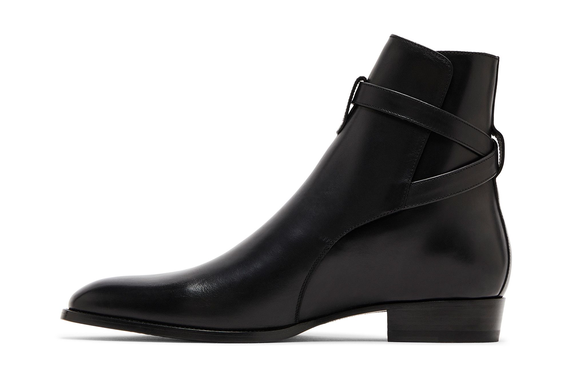 Lookbook Saint Laurent Wyatt 30 Jodhpur Boot 'Hitam' 663414-1YL00-1000