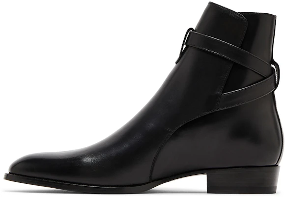 Saint Laurent Wyatt 30 Jodhpur Boot 'Hitam' 663414-1YL00-1000 Lookbook Saint Laurent Wyatt 30 Jodhpur Boot 'Hitam' 663414-1YL00-1000