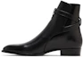 Lookbook Saint Laurent Wyatt 30 Jodhpur Boot 'Hitam' 663414-1YL00-1000