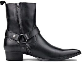 Bota Saint Laurent Wyatt 40mm de Cuero con Arnés 'Negro' 634225-1YL00-1000 Order Bota Saint Laurent Wyatt 40mm de Cuero con Arnés 'Negro' 634225-1YL00-1000