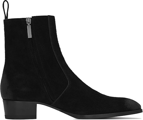 Saint Laurent Wyatt 'Cierre de Cremallera en Ante Negro' 5536210W3001000 Order Saint Laurent Wyatt 'Cierre de Cremallera en Ante Negro' 5536210W3001000