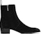 Saint Laurent Wyatt 'Hitam Suede Zip' 5536210W3001000
